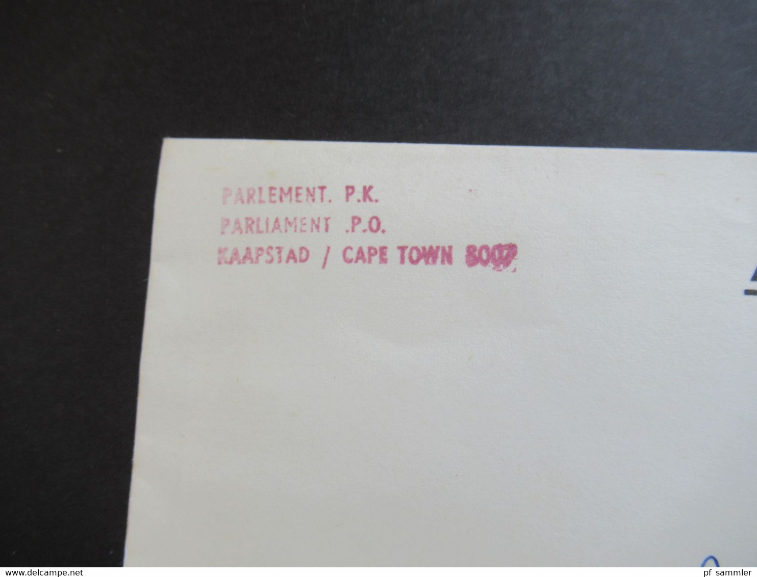 RSA / Süd - Afrika 1979 Amptelik Parliament Post Office Official Parliament Cape Town Volksraad Kaapstad - Lettres & Documents