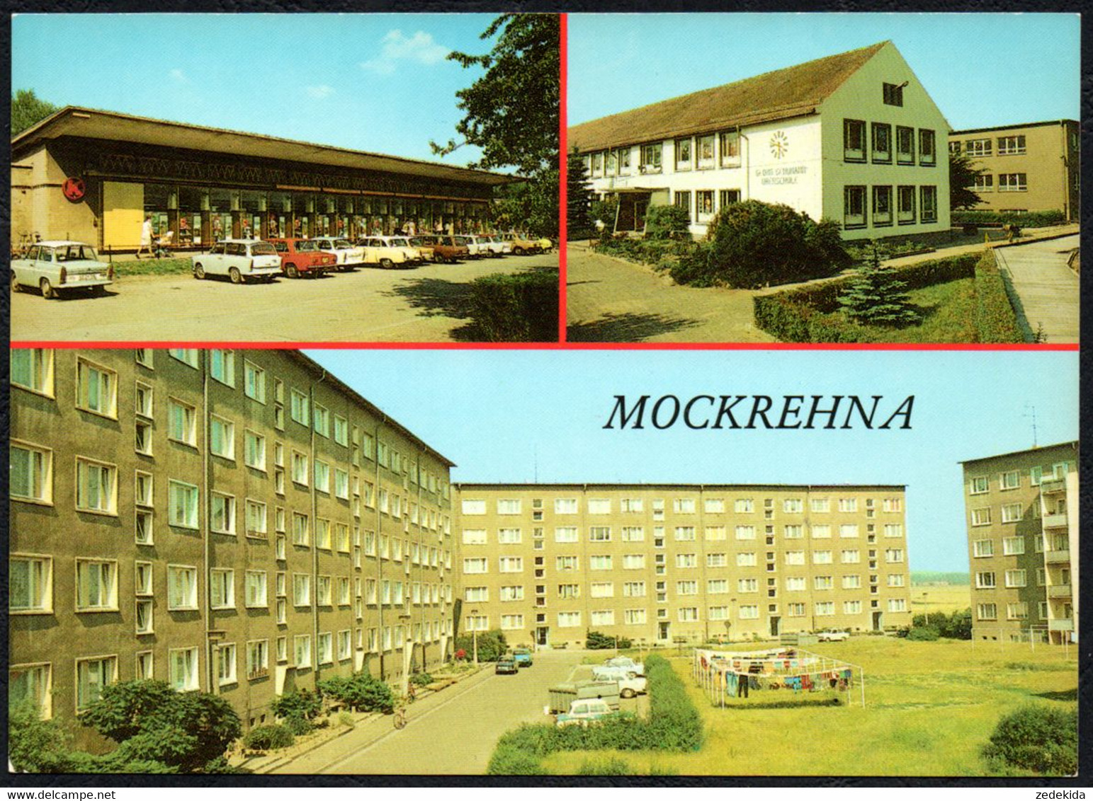 F1532 - TOP Mockrehna - Konsum Einkaufszentrum Schule Neubauten - Bild Und Heimat Reichenbach - Eilenburg