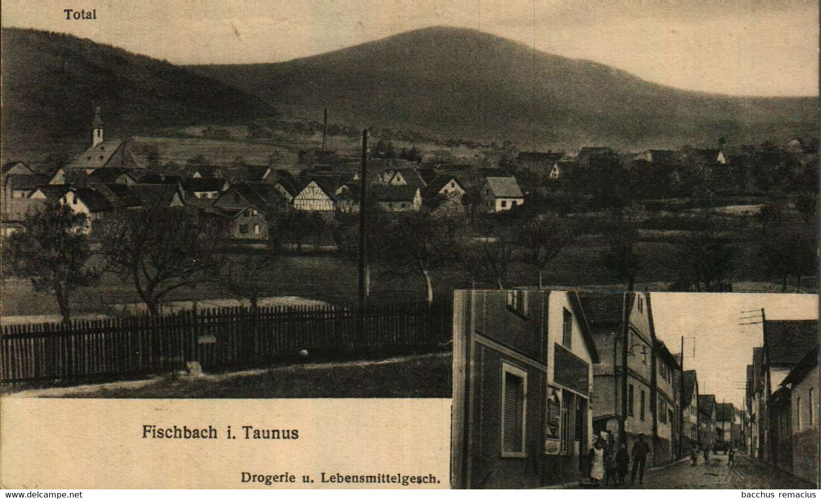 FISCHBACH  I. TAUNUS  Drogerie U. Lebensmittelgesch. - Kelkheim