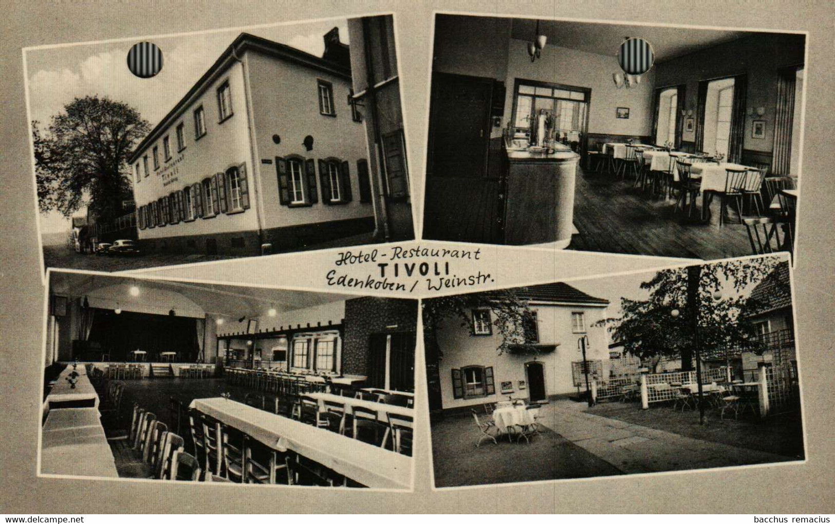 EDENKOBEN/WEINSTRASSE Hotel-Restaurant  TIVOLI  (2 Löcher) - Edenkoben