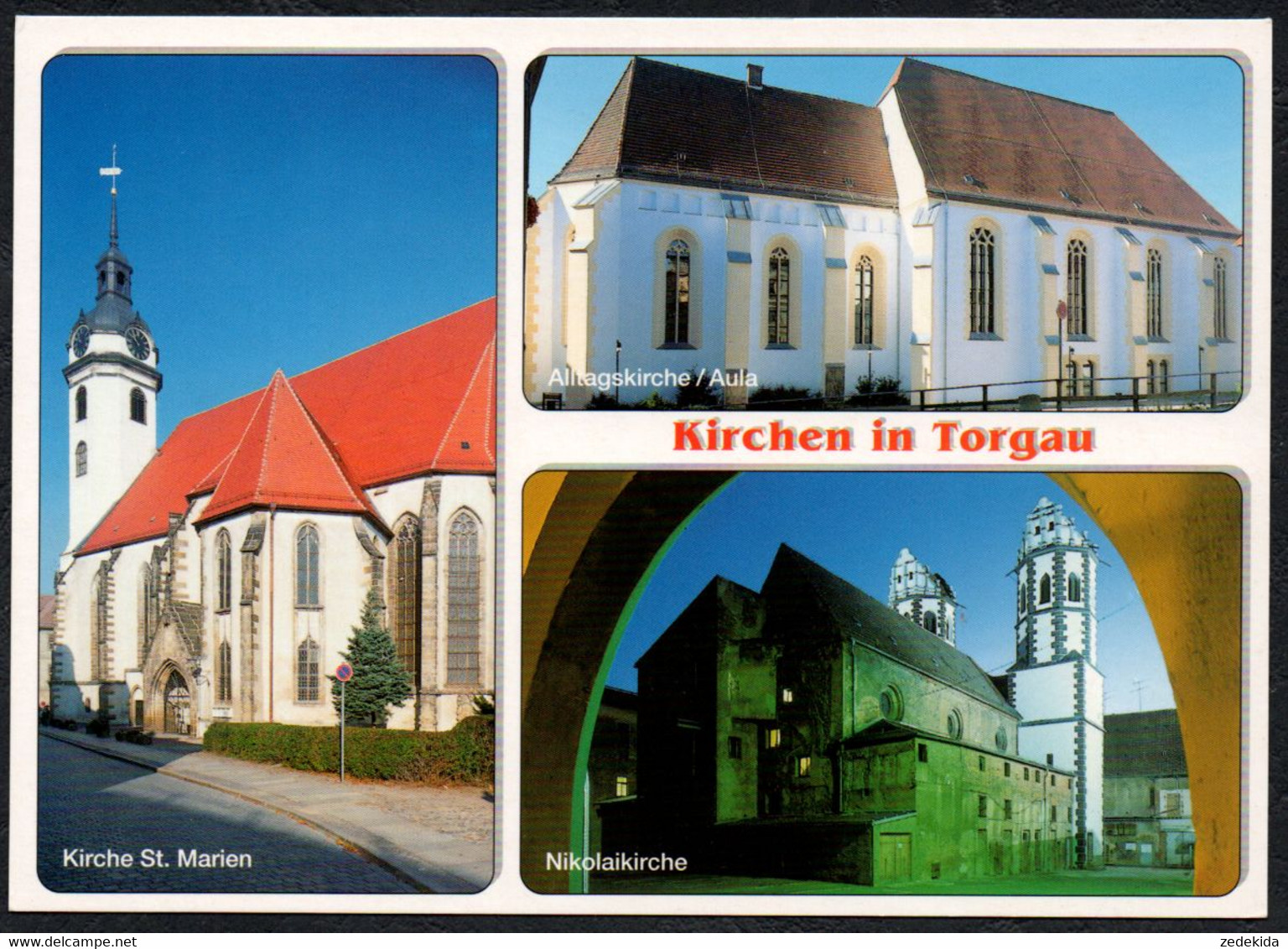 F1567 - TOP Torgau Kirche - Bild Und Heimat Reichenbach Qualitätskarte - Torgau