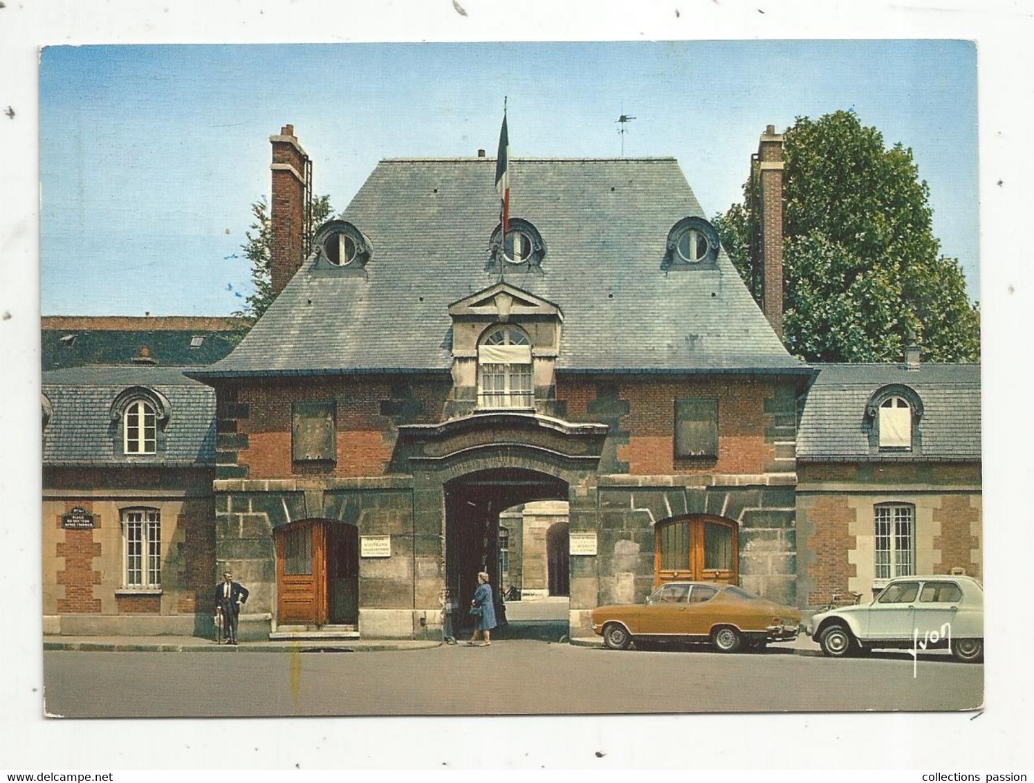 JC ,G , AUTOMOBILES, CITROEN DYANE , 75 , PARIS , Hôpital SAINT LOUIS ,place Fournier ,  Voyagée - Geschäfte