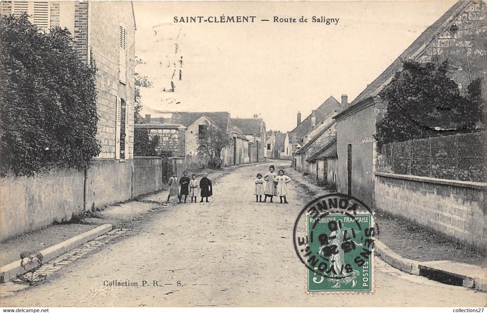 89-SAINT-CLEMENT- ROUTE DE SALIGNY - Saint Clement