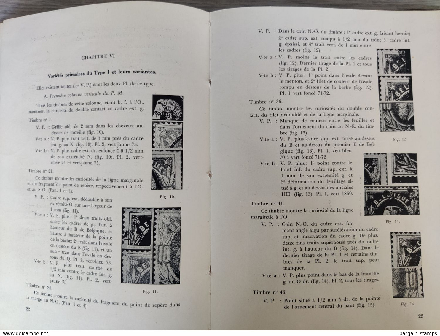 Etude sur la reconstitution des planches du 10 centimes vert N°30 de Belgique -	Dr. M. Brombart - Exemplaire n°16 sur 50