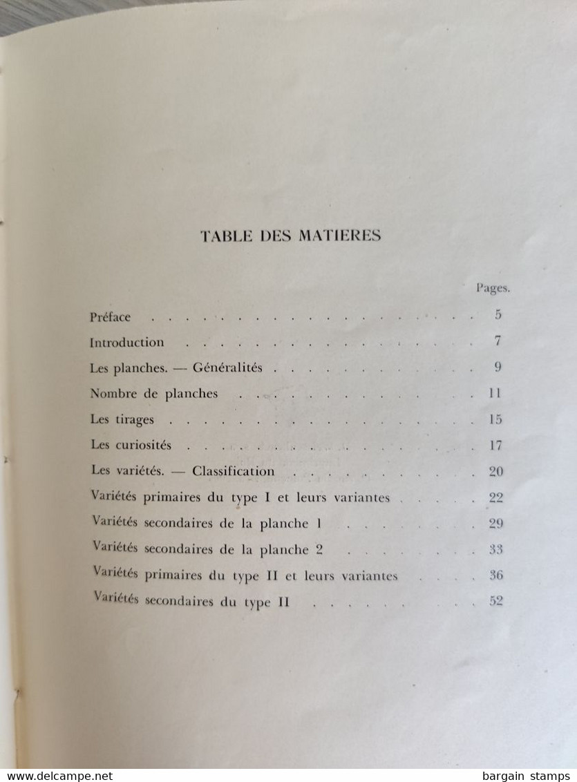 Etude sur la reconstitution des planches du 10 centimes vert N°30 de Belgique -	Dr. M. Brombart - Exemplaire n°16 sur 50