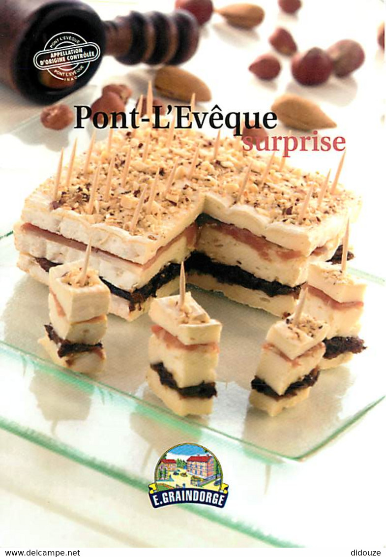 Recettes De Cuisine - Pont L'Evêque Surprise - Carte Publicitaire Fromagerie Graindorge - Carte Neuve - Gastronomie - CP - Recipes (cooking)
