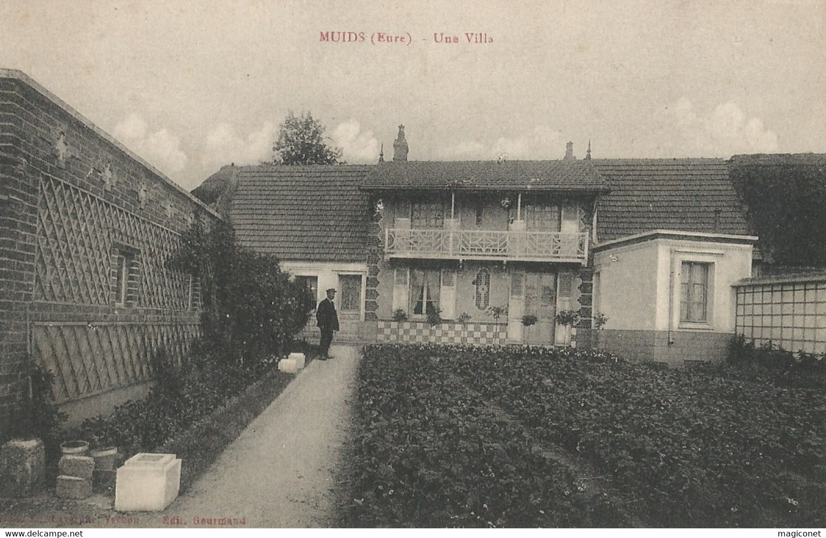 CPA - Muids - Une Villa - Muids