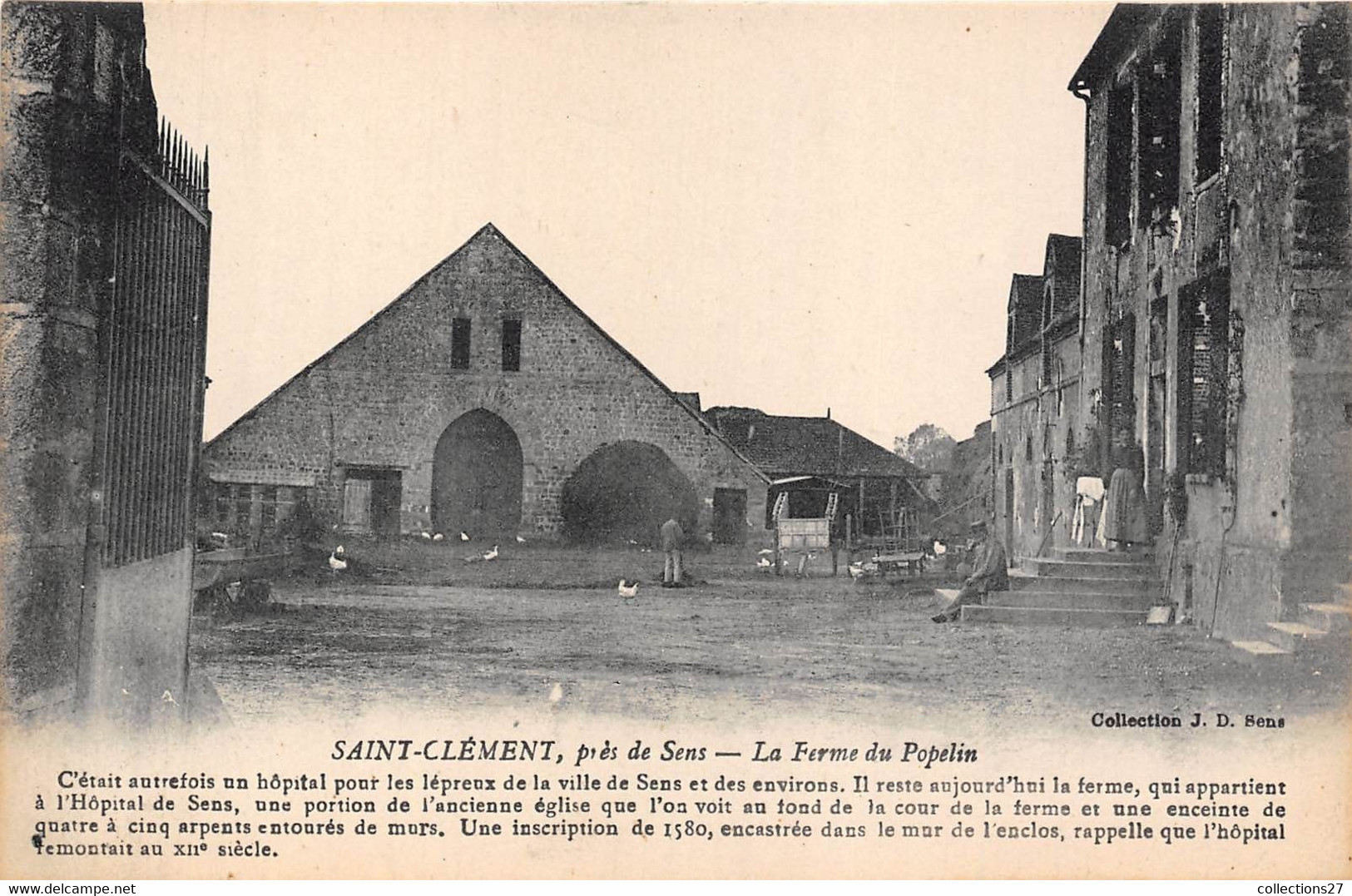 89-SAINT-CLEMENT- LA FERME DU POPELIN - Saint Clement