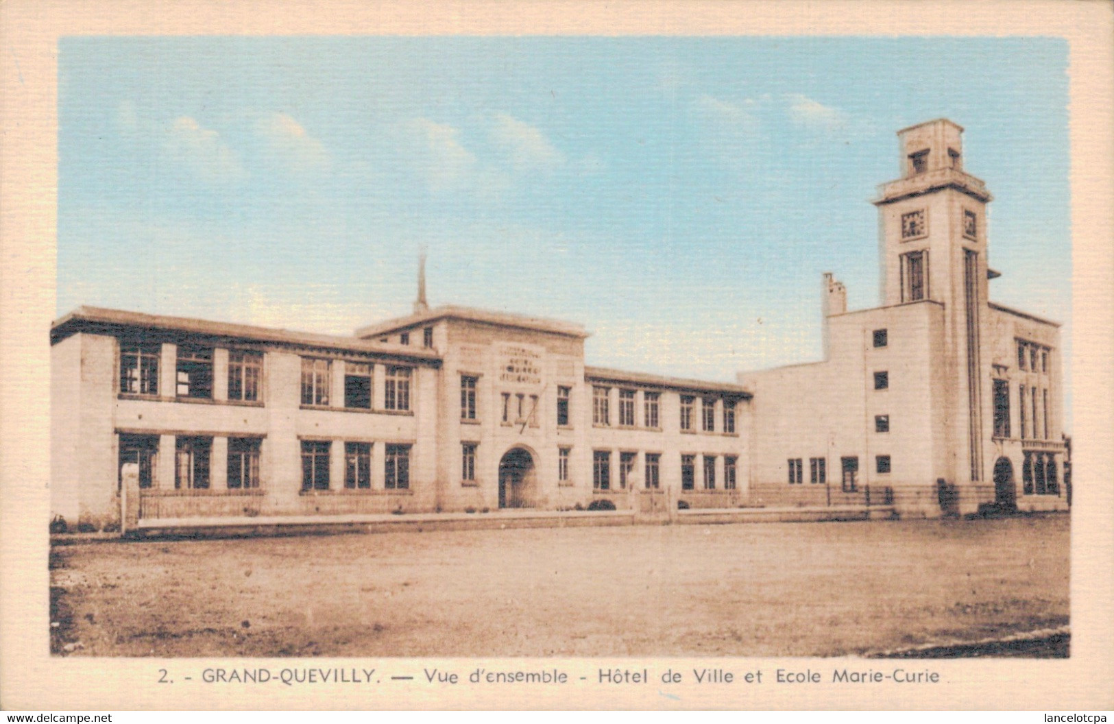 76 - LE GRAND QUEVILLY / VUE D'ENSEMBLE - HOTEL DE VILLE ET ECOLE MARIE CURIE - Le Grand-Quevilly