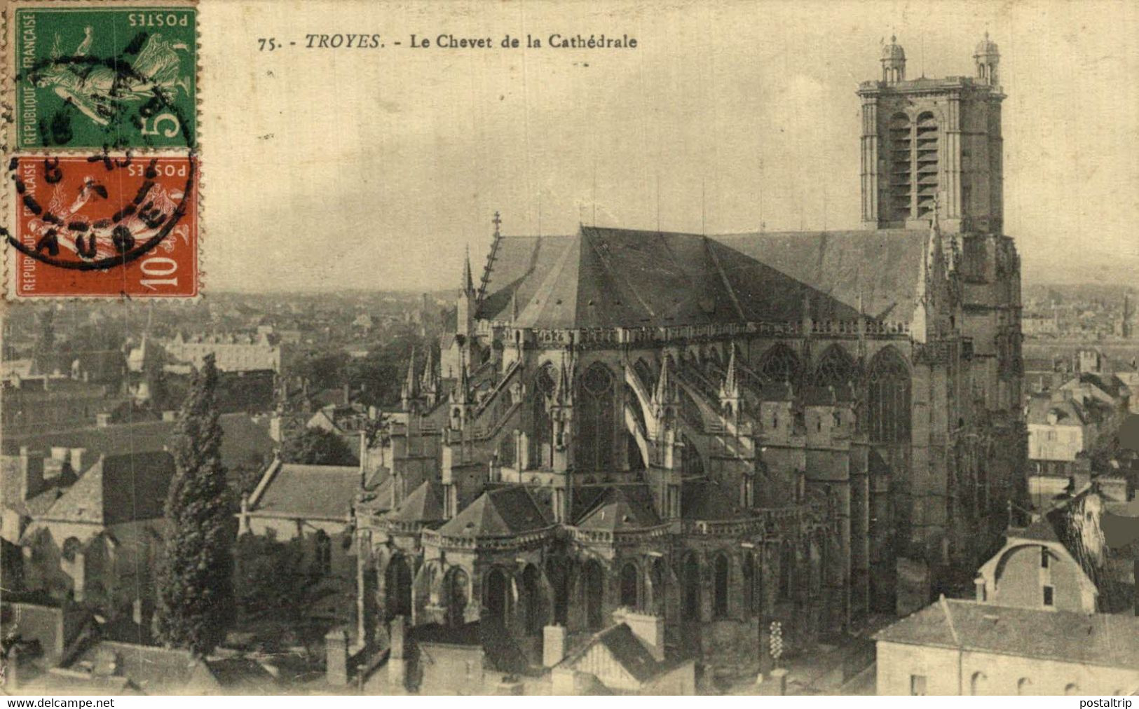 Troyes Le Chevet De La Cathédrale  10Aube France Frankrijk Francia - Troyes