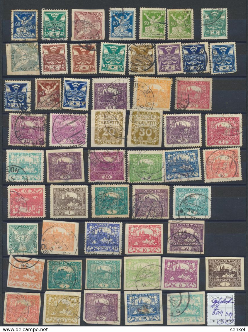 5014 Czechoslovakia Tschechoslowakia Set Of Different Stamps Used - Other & Unclassified