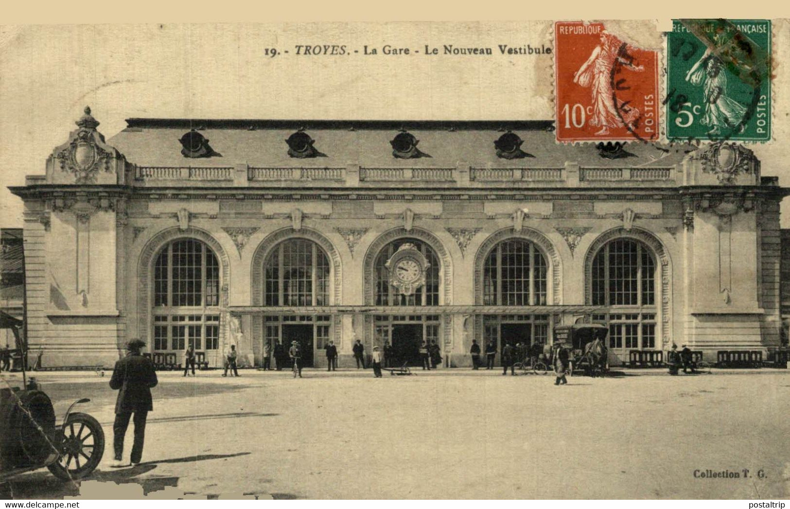 Troyes La Gare Le Nouveaue Vestibule 10Aube France Frankrijk Francia - Troyes