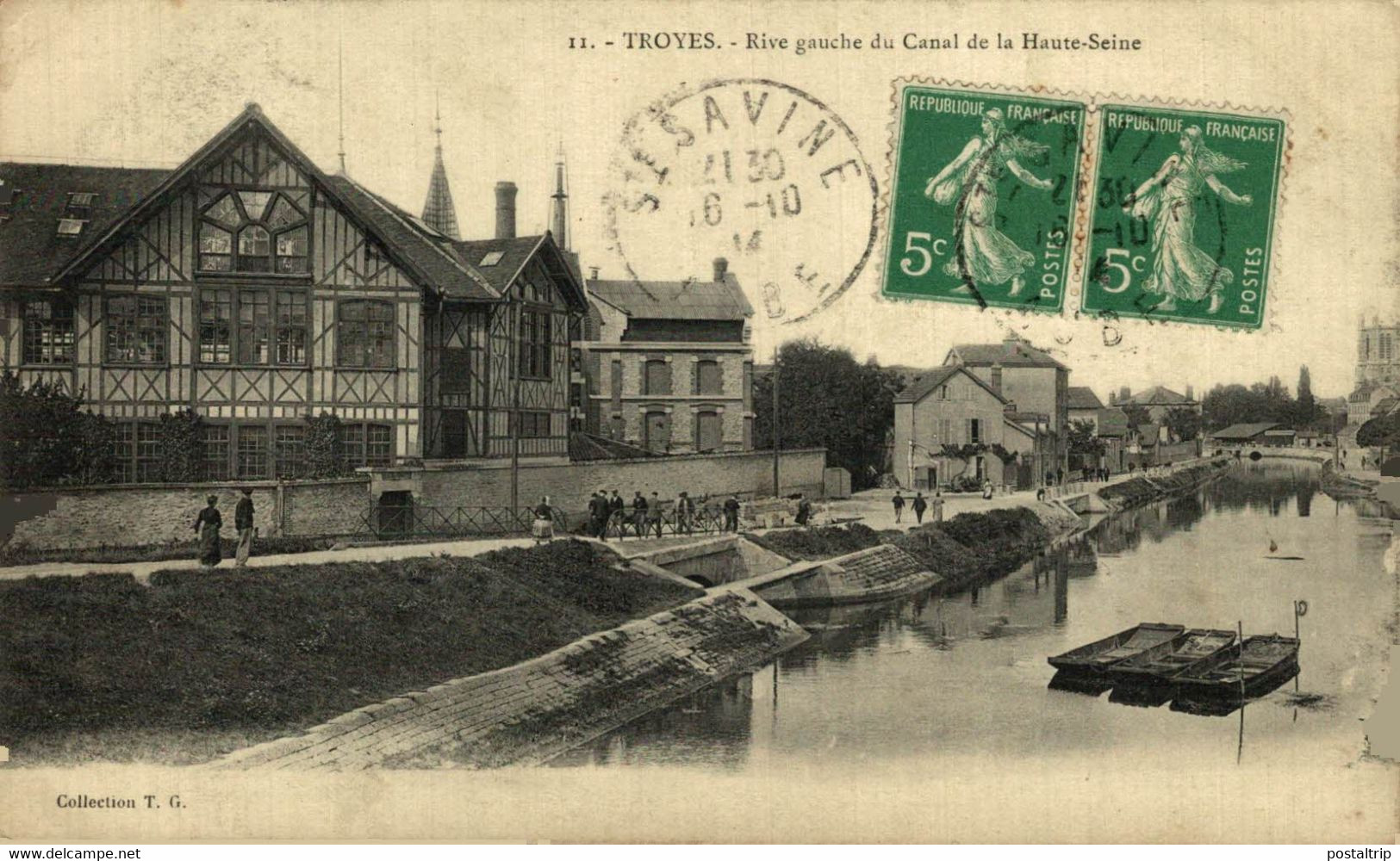 Troyes Rive Gauche Du Canal De La Haute Seine  10Aube France Frankrijk Francia - Troyes