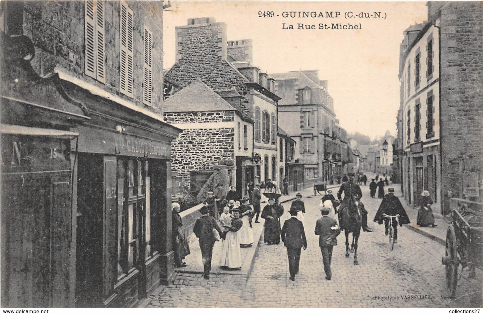 22-GUINGAMP- LA RUE SAINT-MICHEL - Guingamp