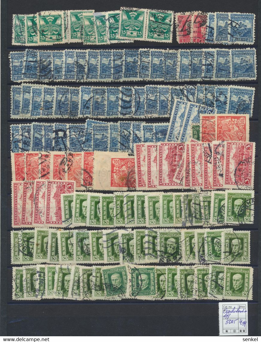 5015 Czechoslovakia Tschechoslowakia Set Of Different Stamps Used - Autres & Non Classés