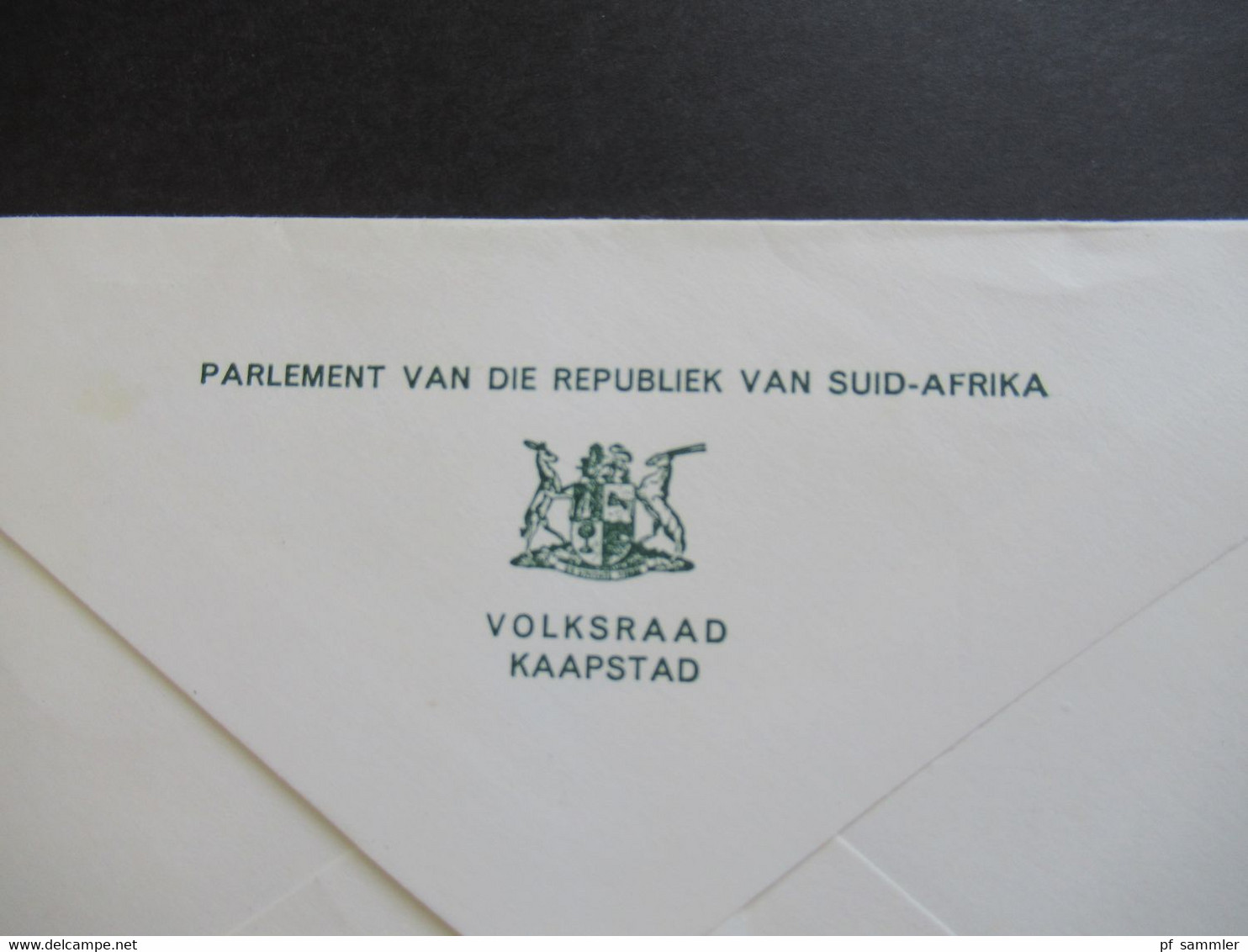 RSA / Süd - Afrika 1977 Volksraad Kaapstad / Parliament Cape Town Per Lugpos / Bay Air Mail Nach Israel Gesendet - Storia Postale