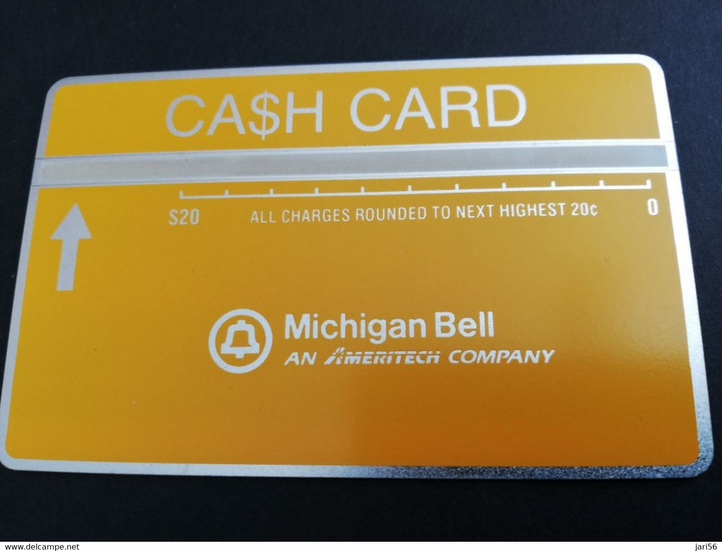 UNITED STATES USA AMERIKA  $20,- MICHIGAN BELL  CA$H CARD   L&G CARD 710B   MINT **5542** - Schede Olografiche (Landis & Gyr)