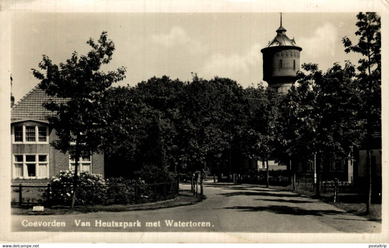Coevorden Van Heutszpark Met Watertoren  Drenthe HOLLAND HOLANDA NETHERLANDS - Coevorden