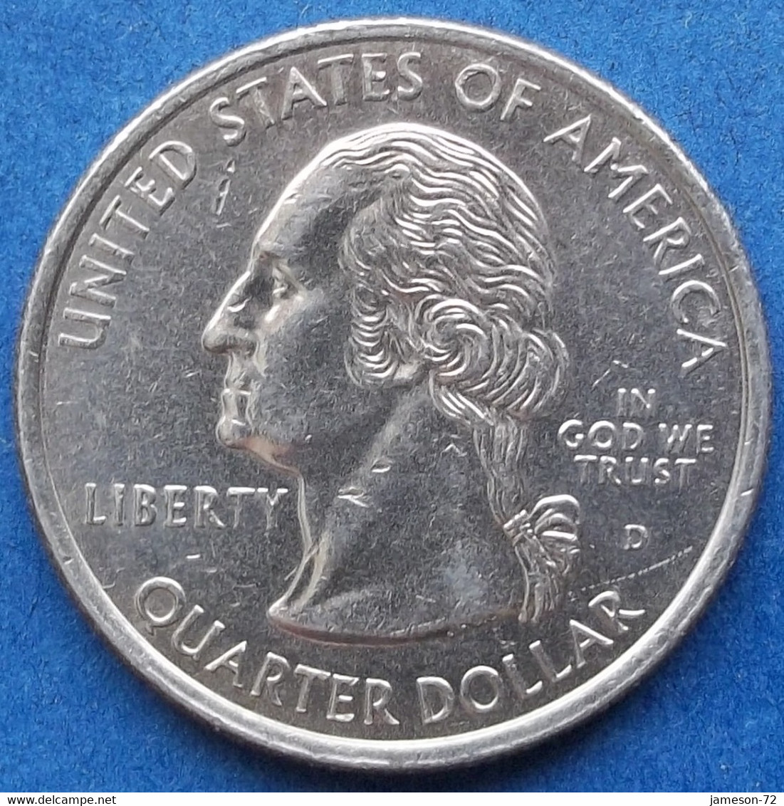 USA - Quarter Dollar 1999 D "Delaware" KM# 293 - Edelweiss Coins - 1999-2009: State Quarters