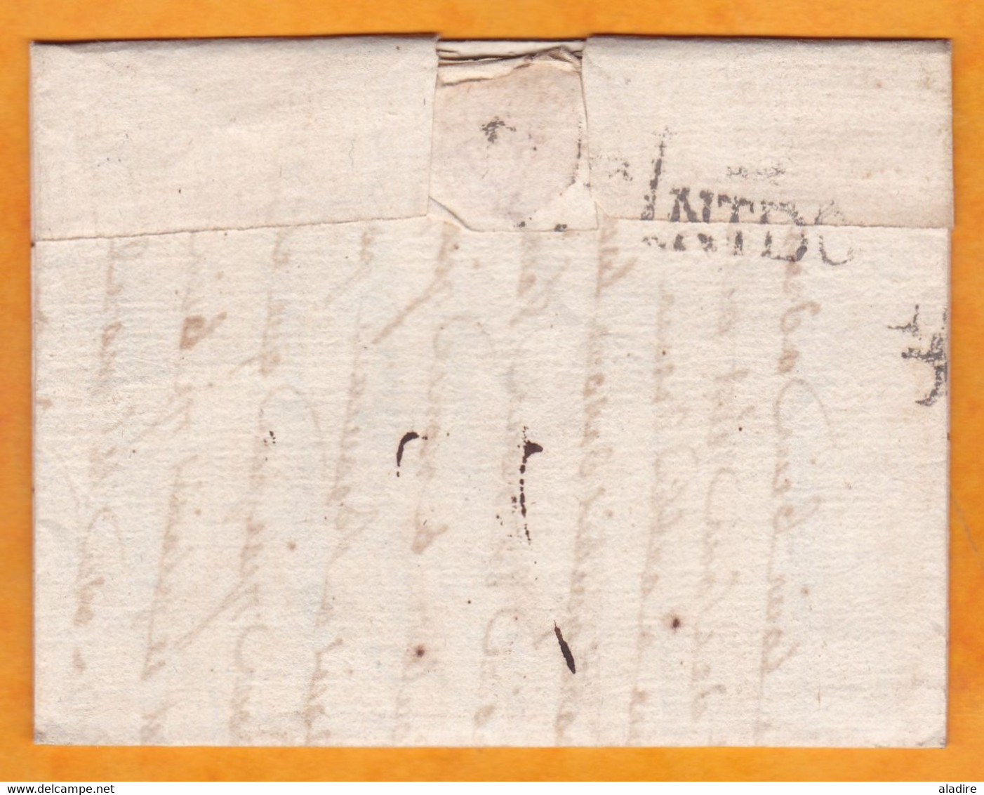 1785 -  Marque Postale BEAUCAIRE Sur Lettre Avec Correspondance En Français Vers Barcelone Barcelona Catalunya Espana - 1701-1800: Precursors XVIII