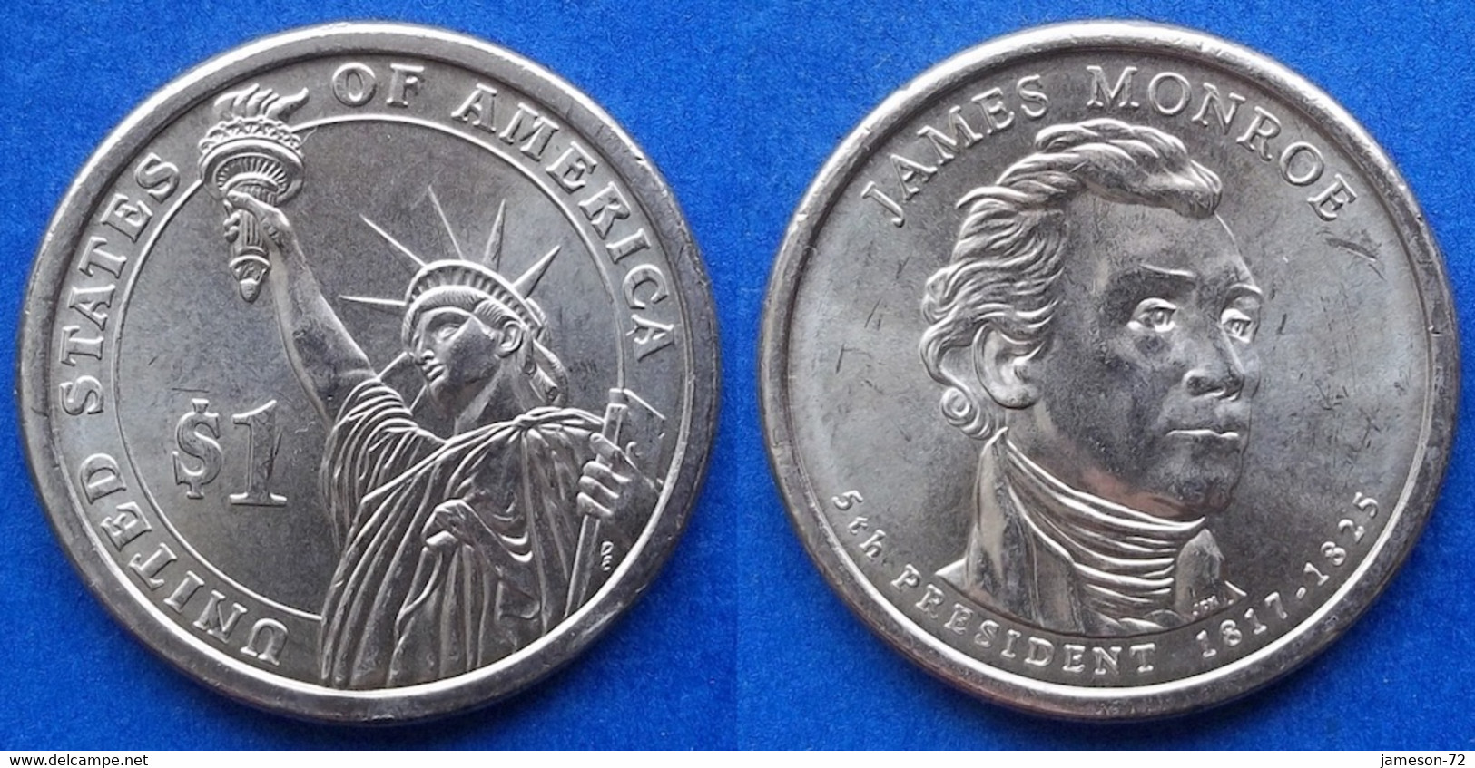 USA - 1 Dollar 2008 P "James Monroe" KM# 426 - Edelweiss Coins - 2007-…: Presidents