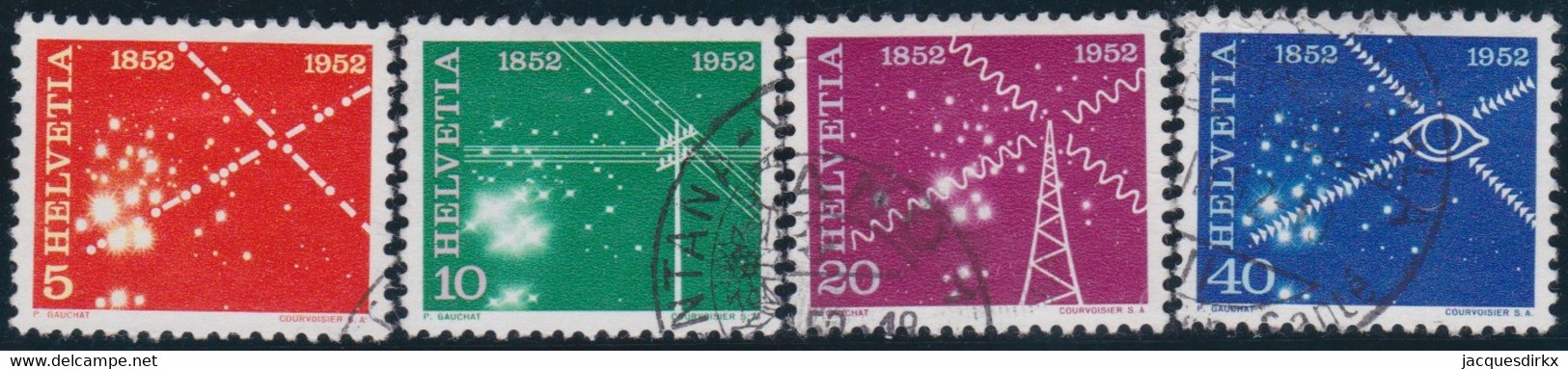 Suisse    .   Y&T     .   517/520    .      O   .     Oblitéré   .   /    .   Gebraucht - Used Stamps