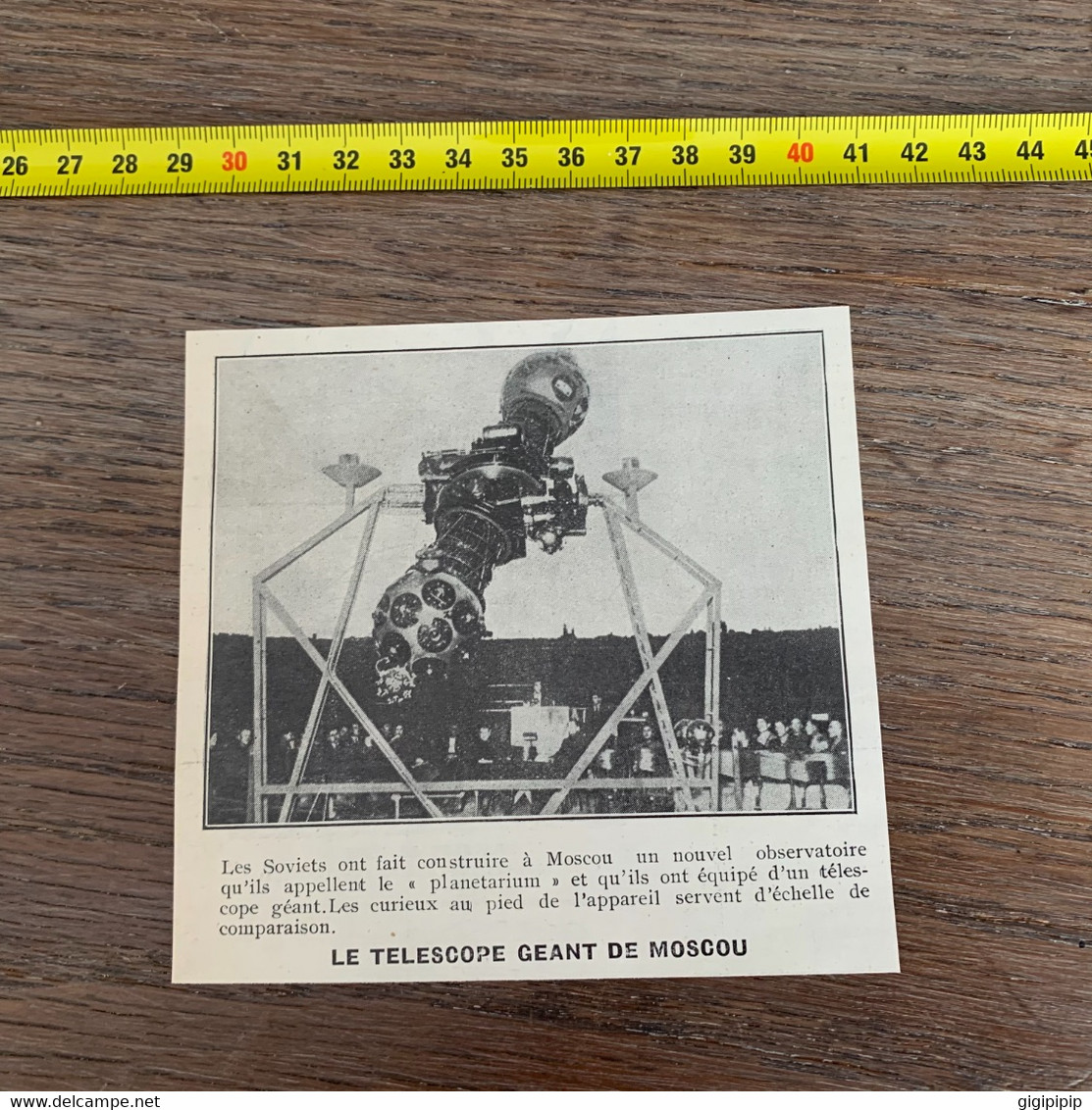 1929 PATI2 Télescope Géant De Moscou Le Planétarium - Non Classificati