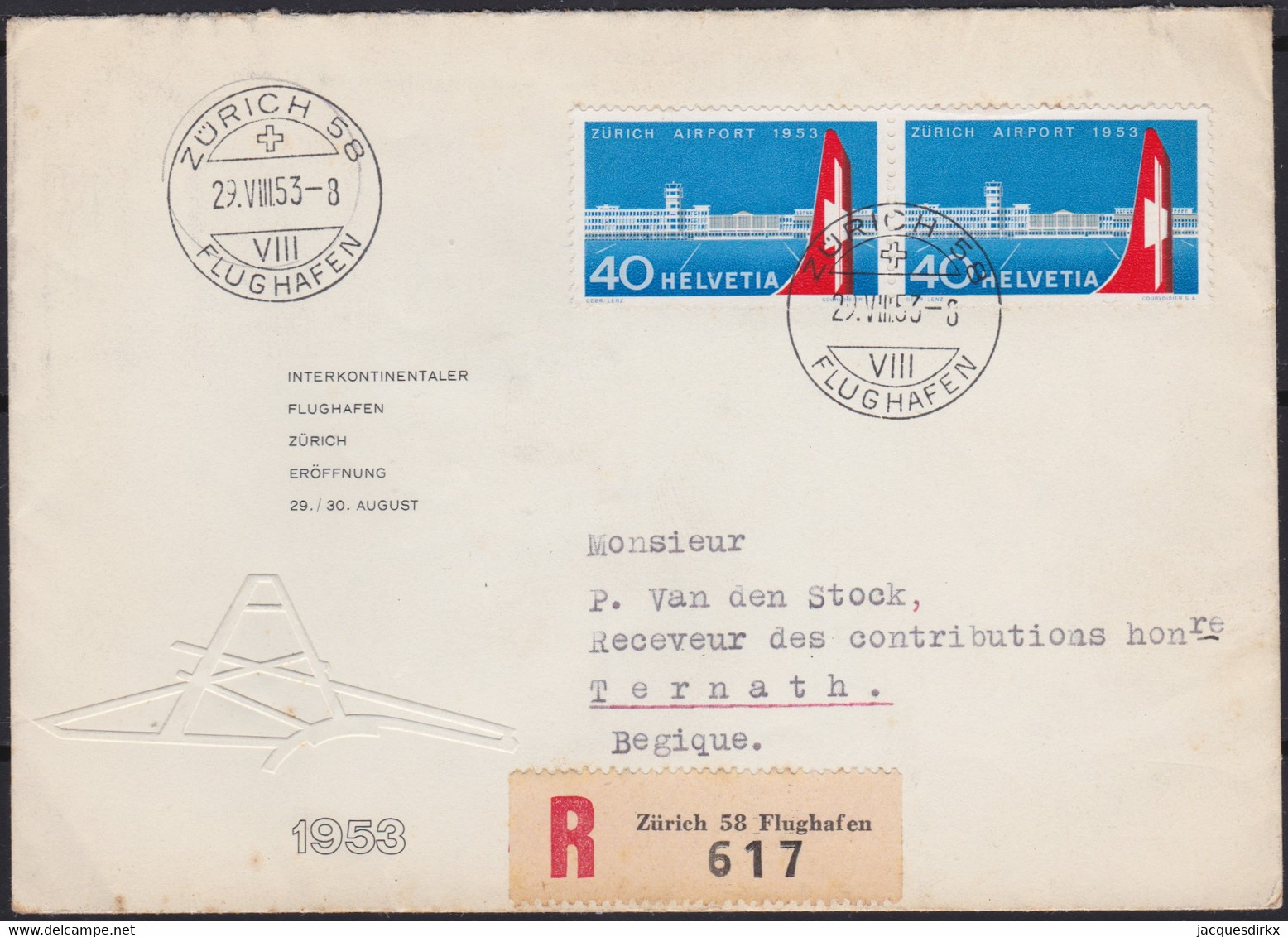 Suisse    .   Y&T     .   535 Paire   Sur Lettre       .      O   .     Oblitéré   .   /    .   Gebraucht - Used Stamps