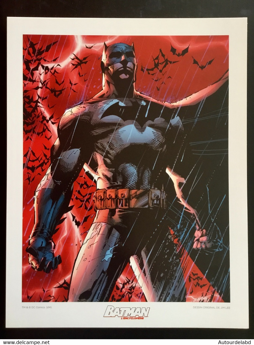 Ex Libris BATMAN - Par Jim Lee (DC Comics) - Illustratoren J - L