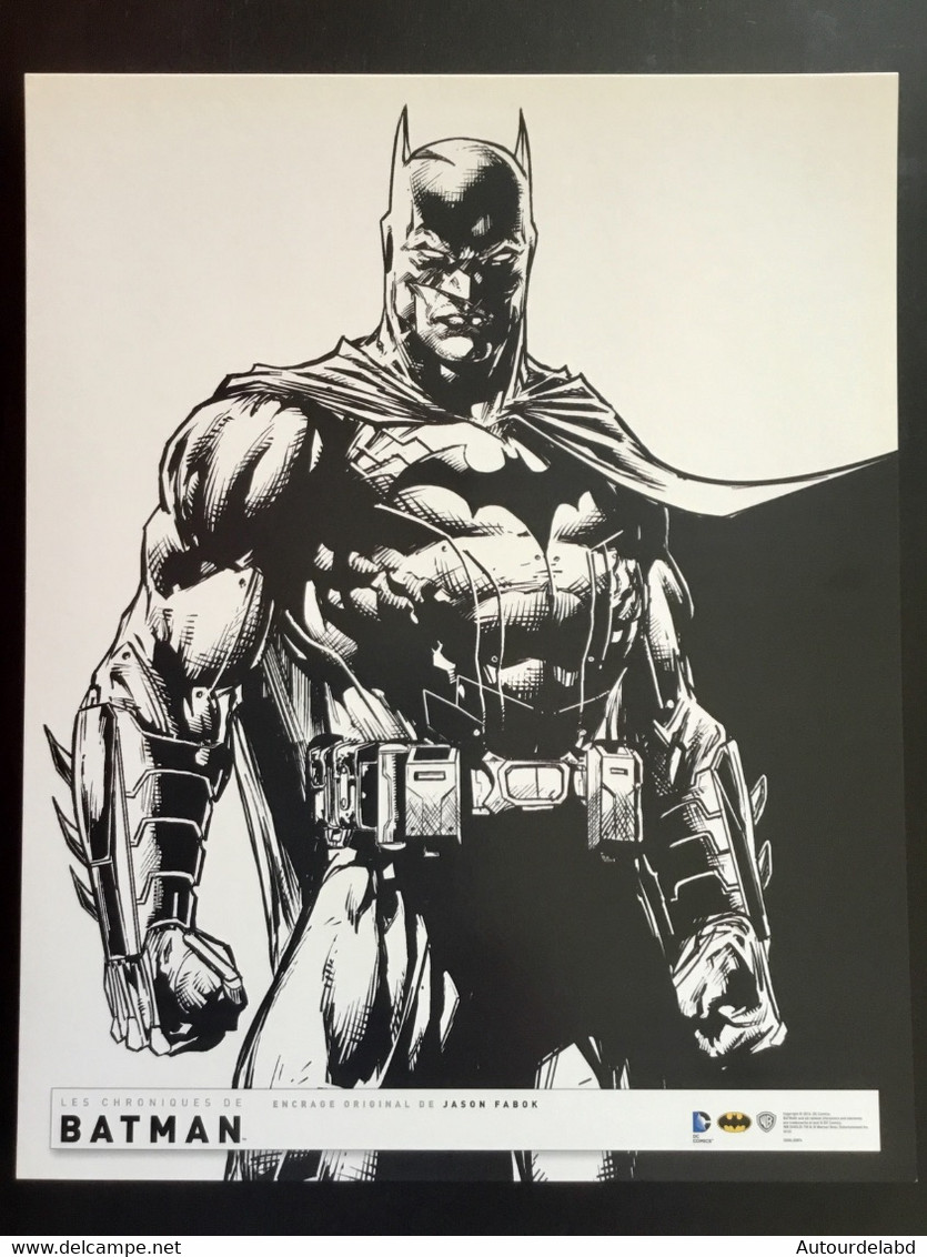 Ex Libris BATMAN - Encrage Par Jason Fabok (DC Comics) - Illustrators D - F