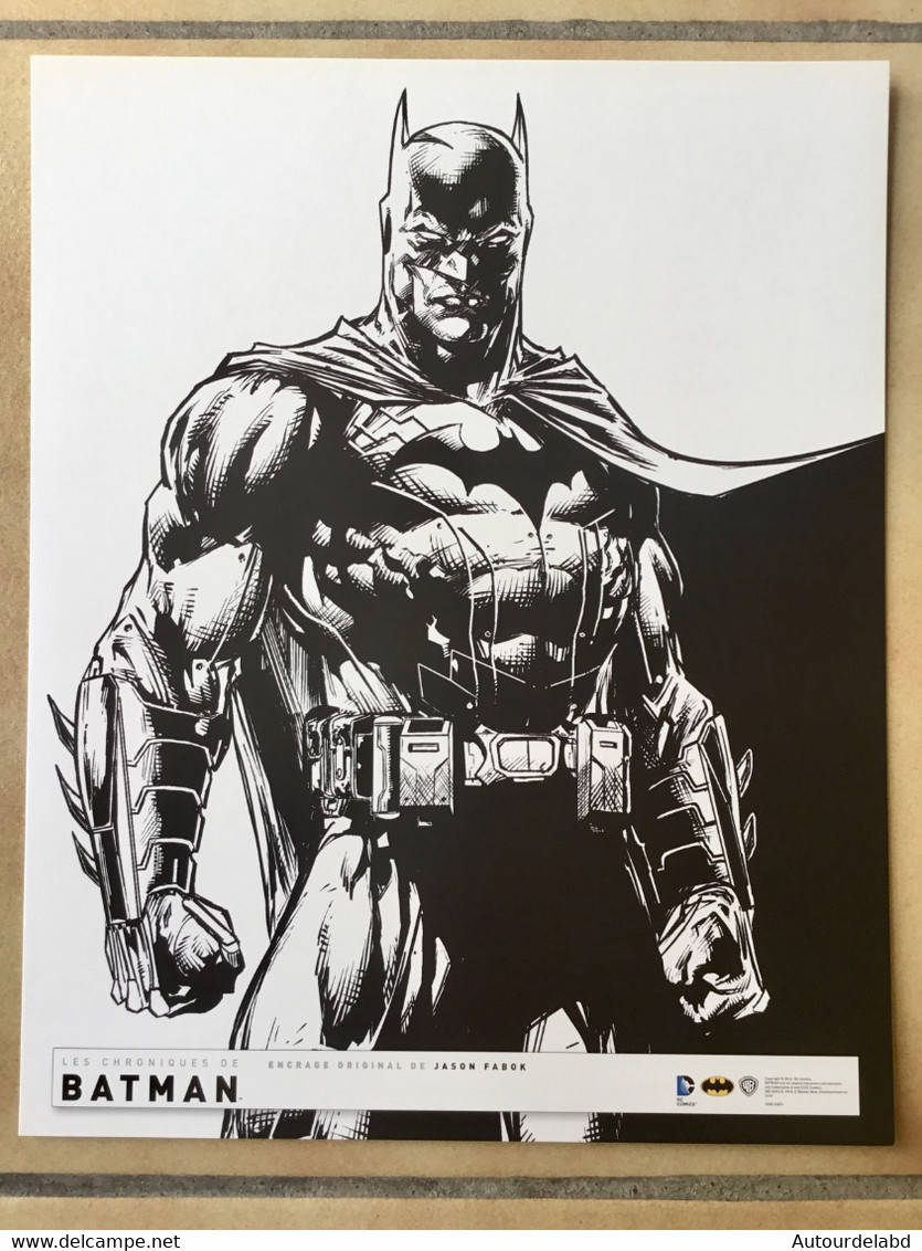 Ex Libris BATMAN - Encrage Par Jason Fabok (DC Comics) - Künstler D - F