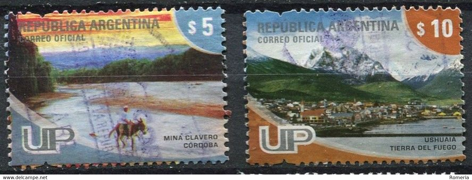 Argentine - 2009 - Yt 2778 + 2779 - Série Courante - Oblitérés - Used Stamps