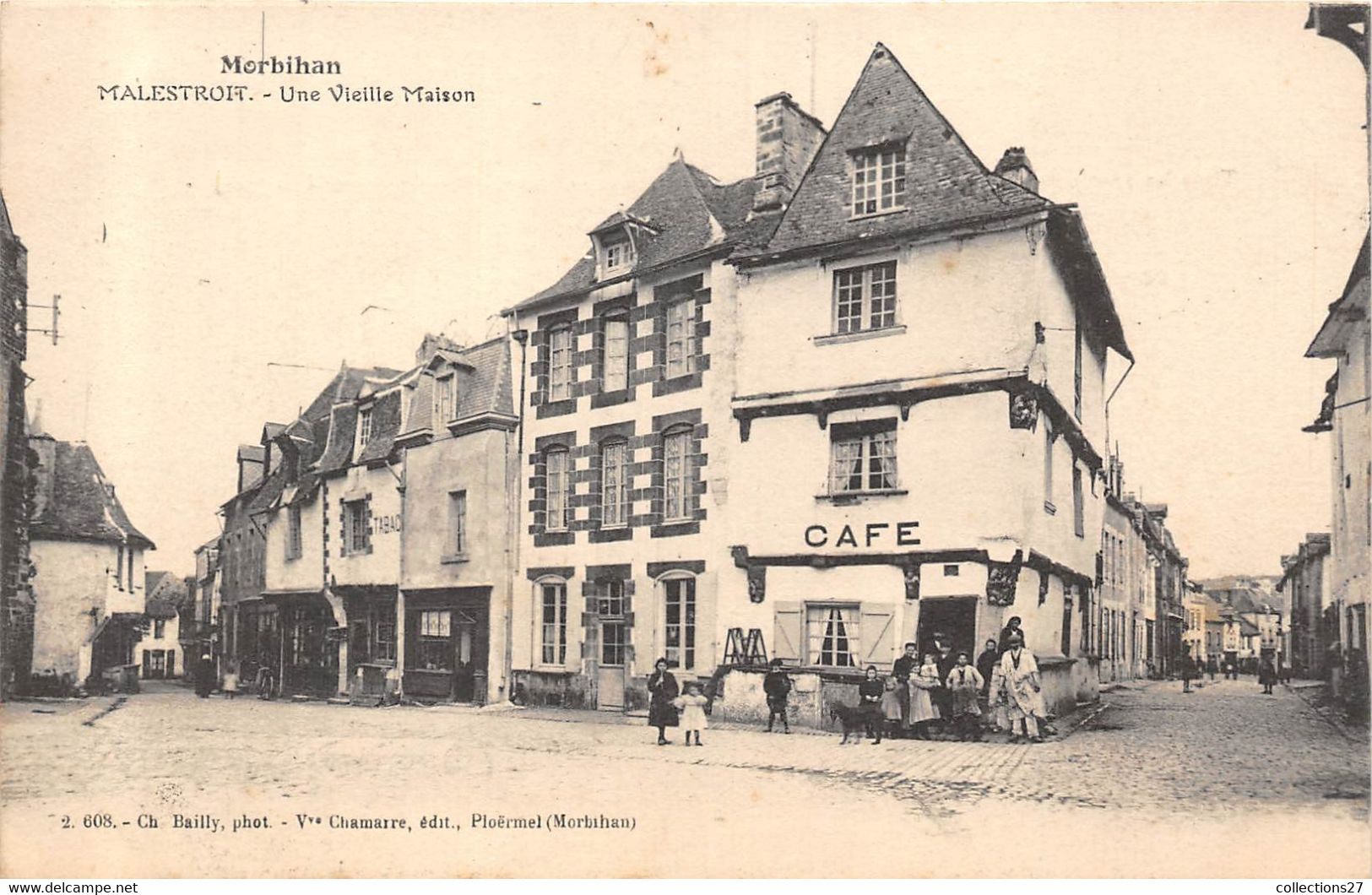 56-MALESTROIT- UNE VIEILLE MAISON - Malestroit