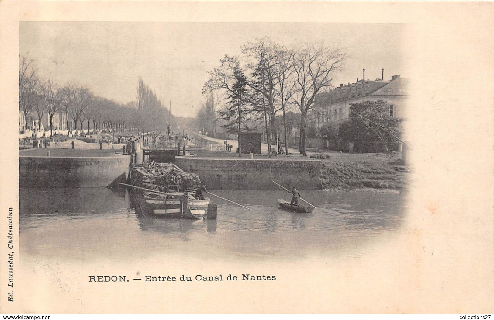 35-REDON- ENTREE DU CANL DE NANTES - Redon