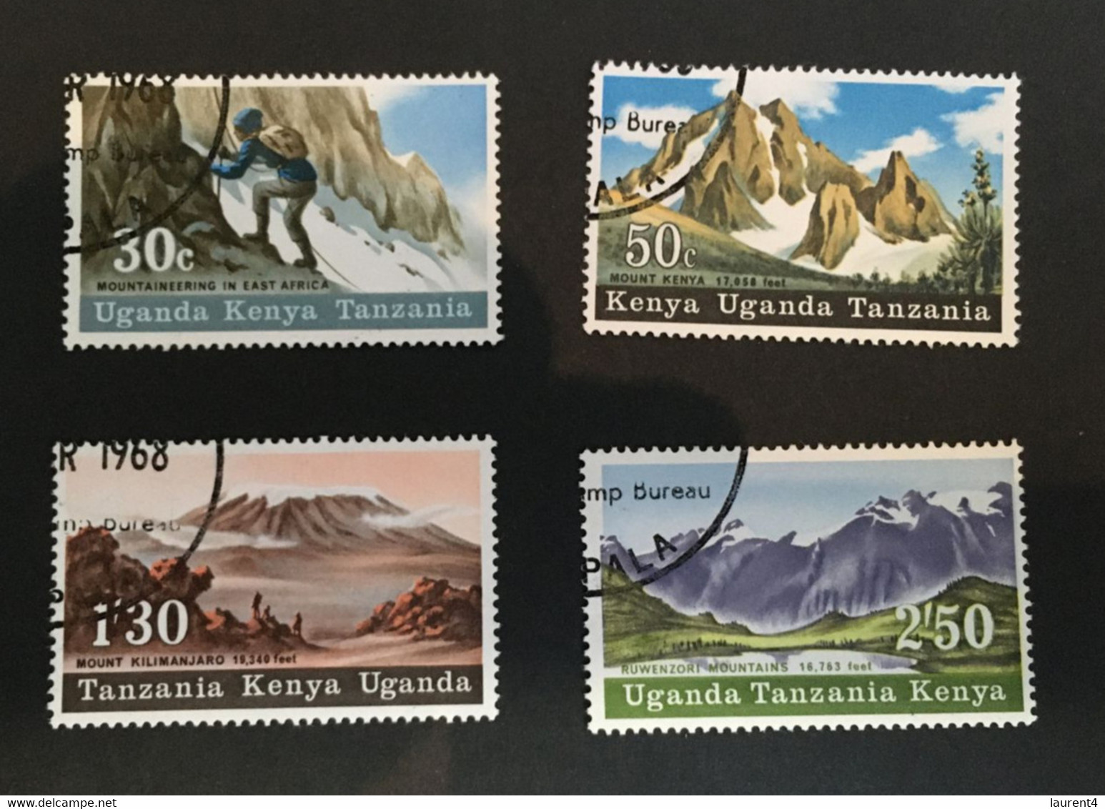 (stamp 12-5-2021) Kenya - Uganda- Tanzania (set Of 4 Stamps) - Sonstige & Ohne Zuordnung