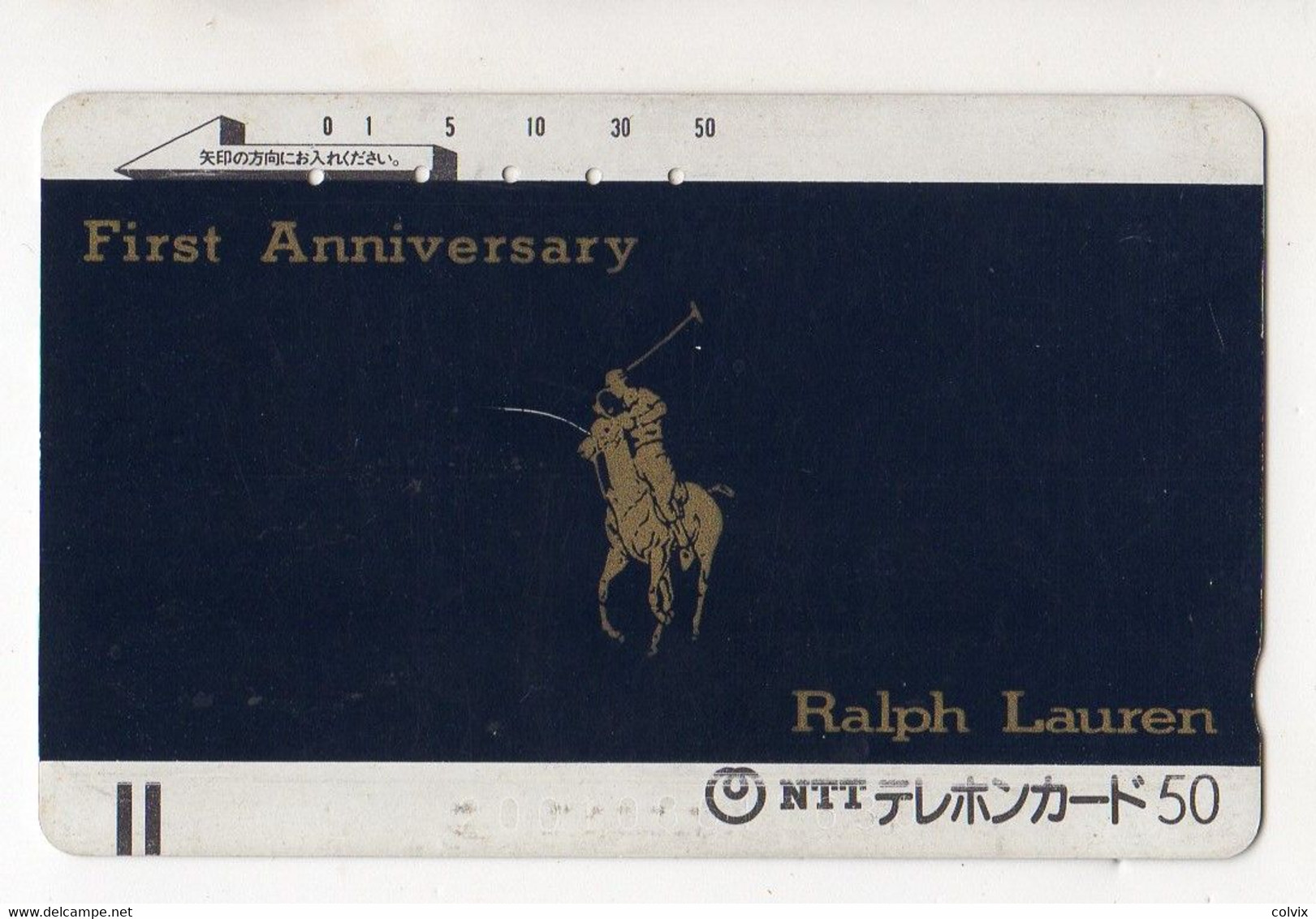 JAPON TELECARTE ANCIENNE MODE RALPH LAUREN - Mode