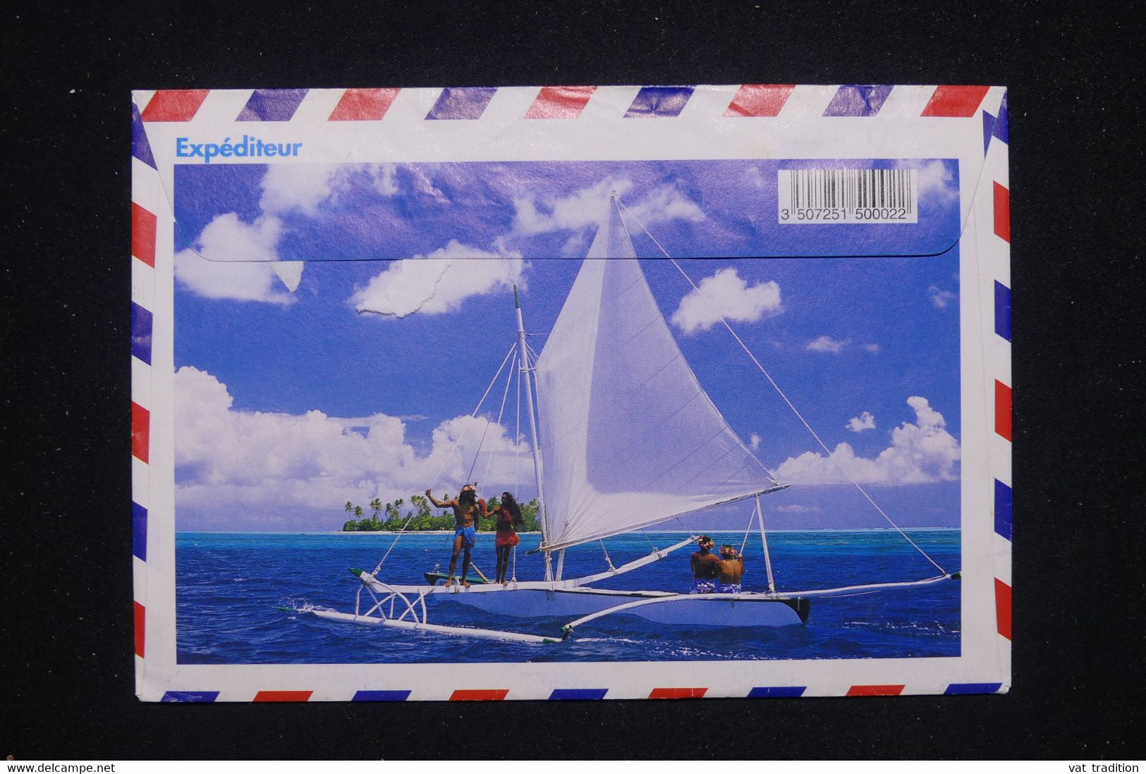 POLYNÉSIE - Enveloppe Touristique De Mataura Tubuai En 2000 Pour La France - L 97938 - Brieven En Documenten
