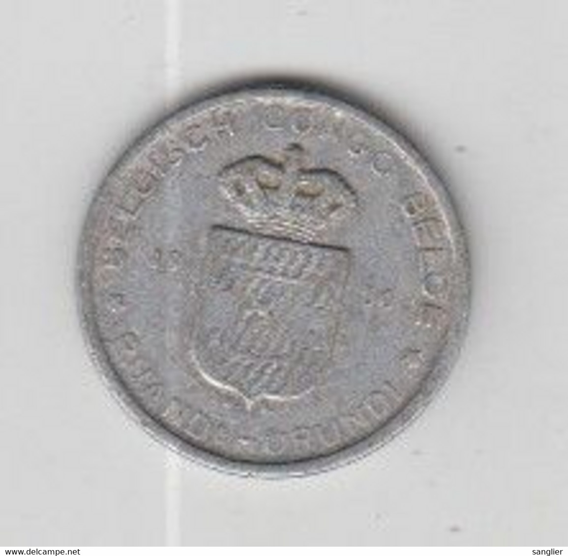 5 F 1956  CONGO BELGE (dans Son Jus) - 1951-1960: Baudouin I.