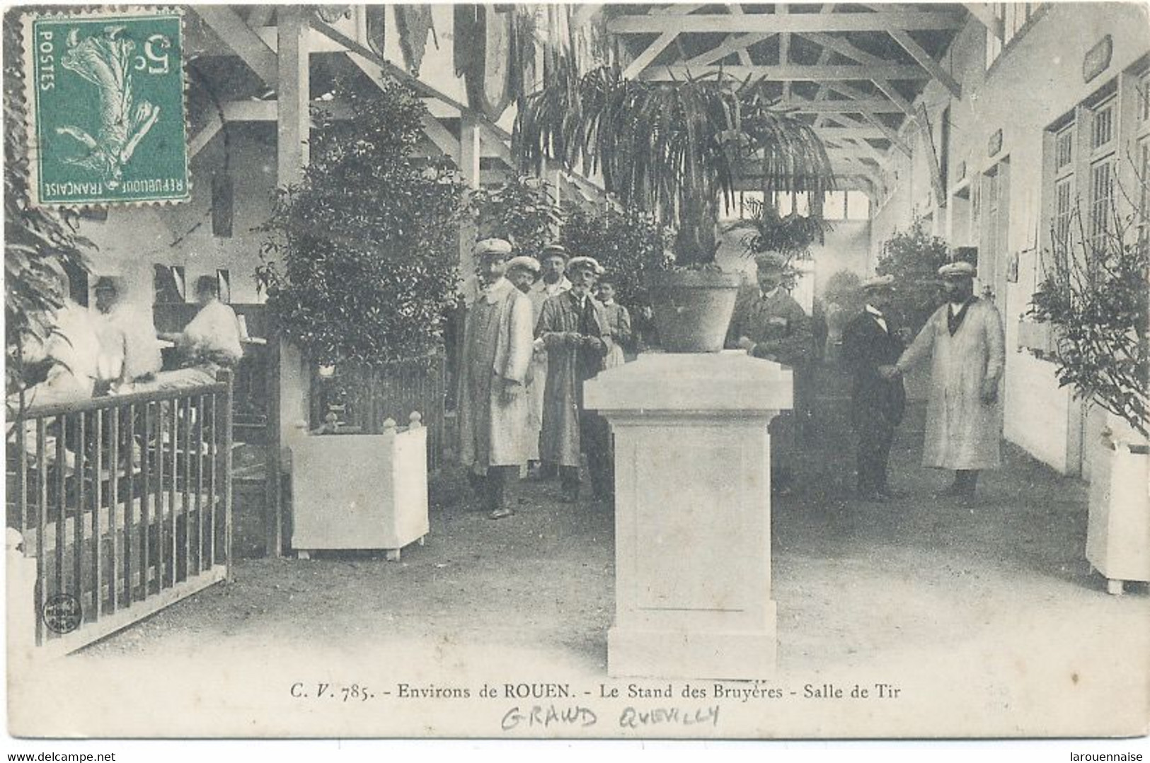 76 - GRAND -QUEVILLY  : Le Stand Des Bruyères  -Salle De Tir . - Le Grand-Quevilly