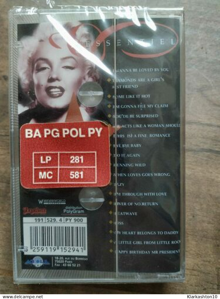 Marilyn Monroe L'essentiel Cassette Audio-K7 NEUF SOUS BLISTER - Cassettes Audio