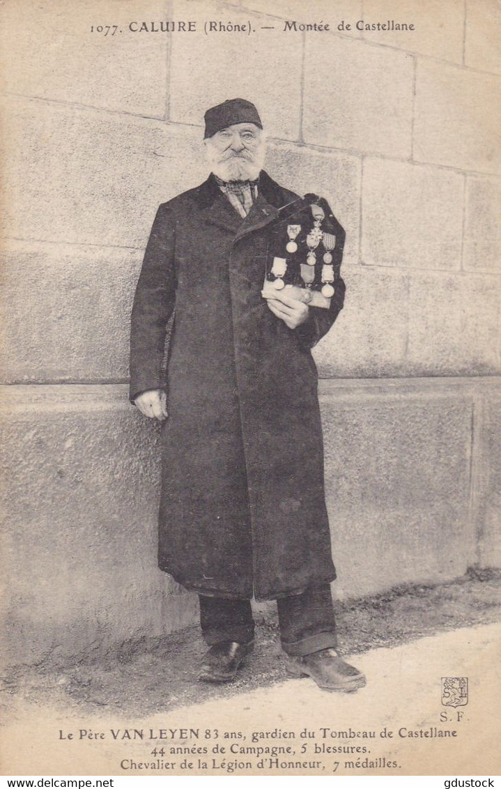 Rhône - Caluire - Le Père Van Leyen 83 Ans, Gardien Du Tombeau De Castellane - Other & Unclassified