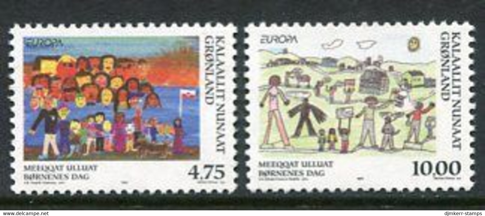 GREENLAND 1998 Europa: National Festivals MNH / **.  Michel 323-24 - Unused Stamps