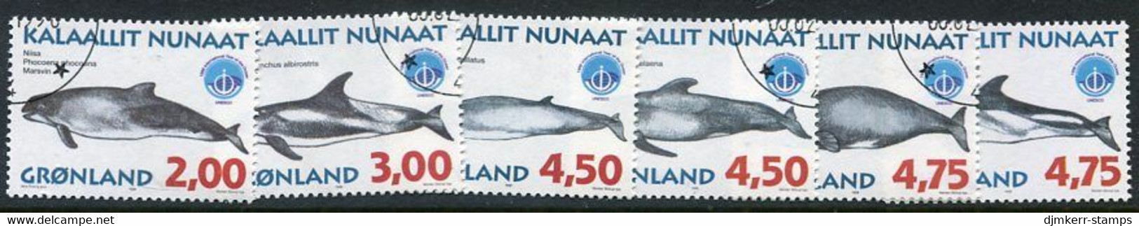 GREENLAND 1998 Whales III Used.  Michel 316y-21y - Used Stamps