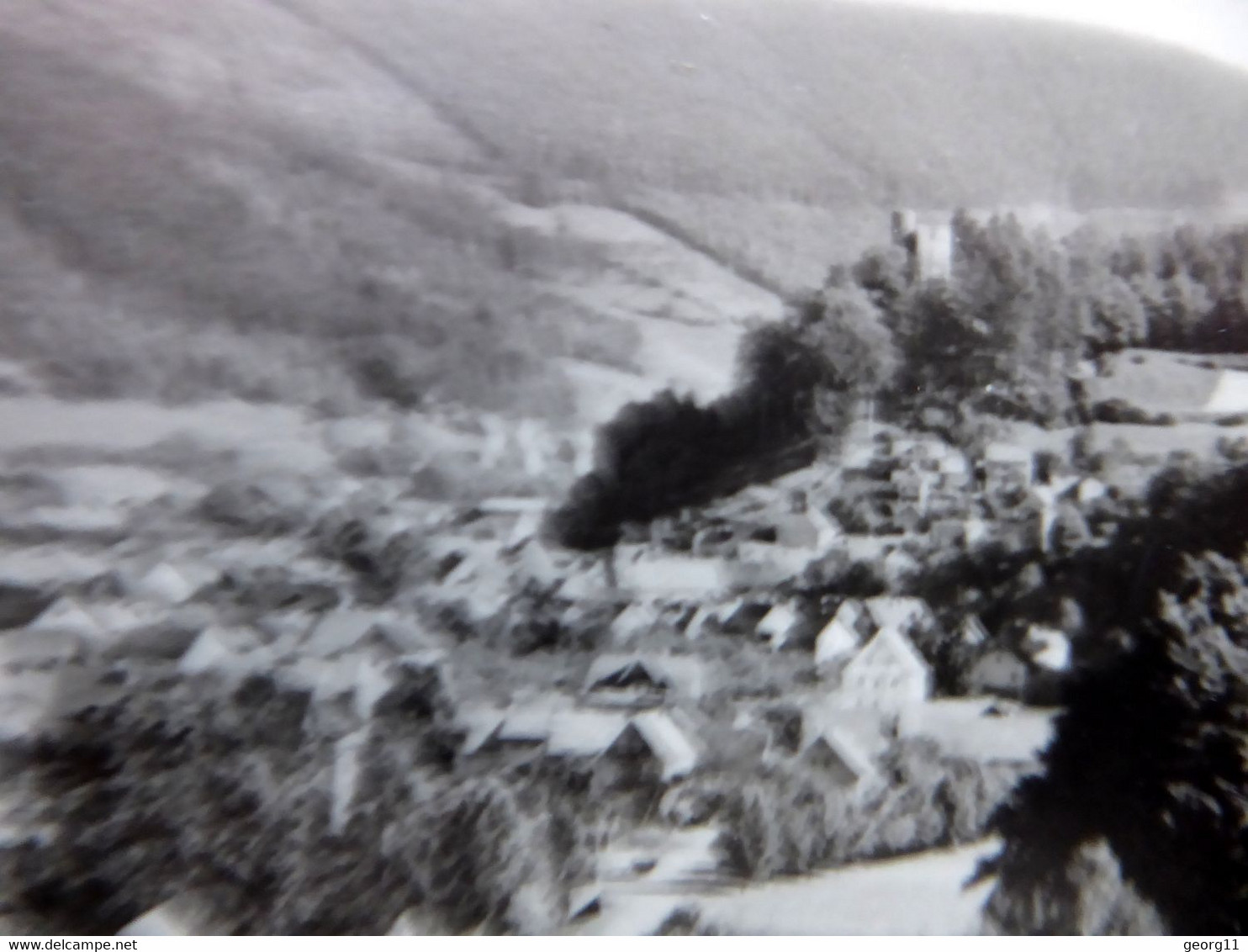 Steinbach-Hallenberg - 1955 - Hallenburg - Echt Foto Kleinformat - Thüringer Wald - Thüringen - Steinbach-Hallenberg