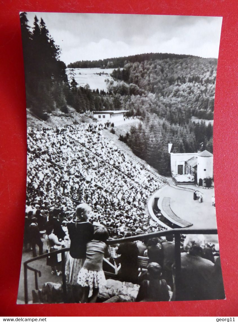 Steinbach-Langenbach 1971 - Naturtheater DSF - Theater Meiningen - Echt Foto - Thüringer Wald - Thüringen - Hildburghausen