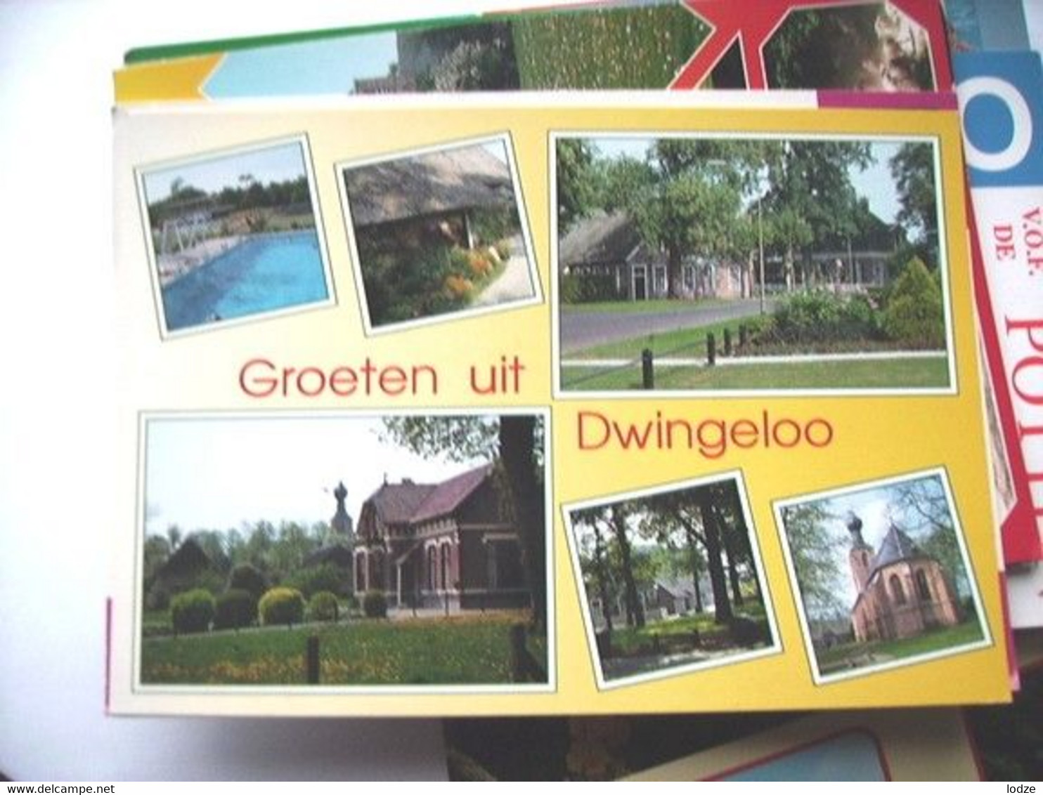 Nederland Holland Pays Bas Dwingeloo Met Zwembad En Dorpsbeelden - Dwingeloo