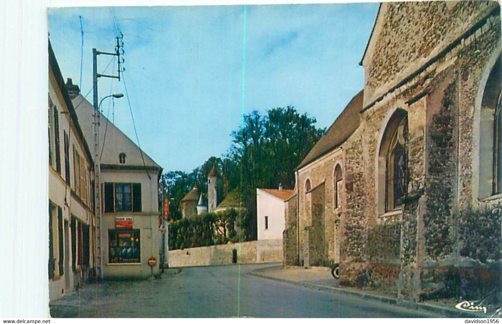 Cpsm -   Boissy Le Chatel - Rue De L ' église         G637 - Sonstige & Ohne Zuordnung