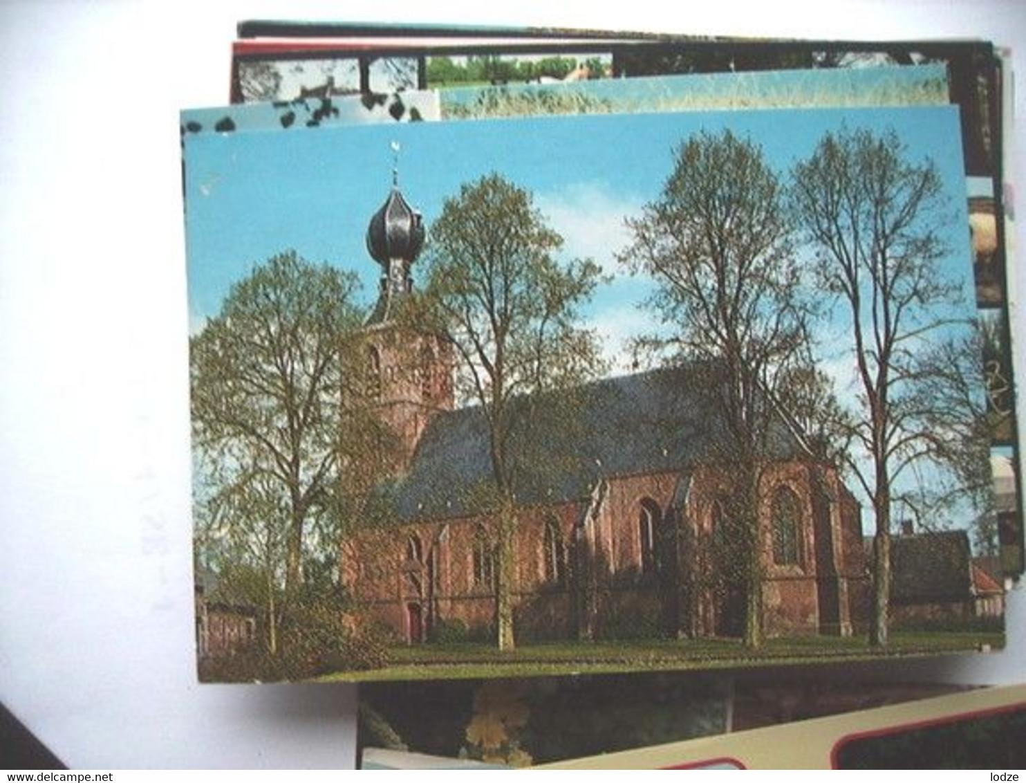 Nederland Holland Pays Bas Dwingeloo Met Nederlands Hervormde Kerk Met Ui - Dwingeloo