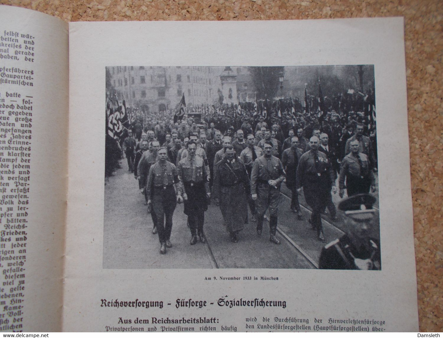 Germany 1933-45; "Deutsche Kriegsopferversorgung" - NSKOV magazine 1934