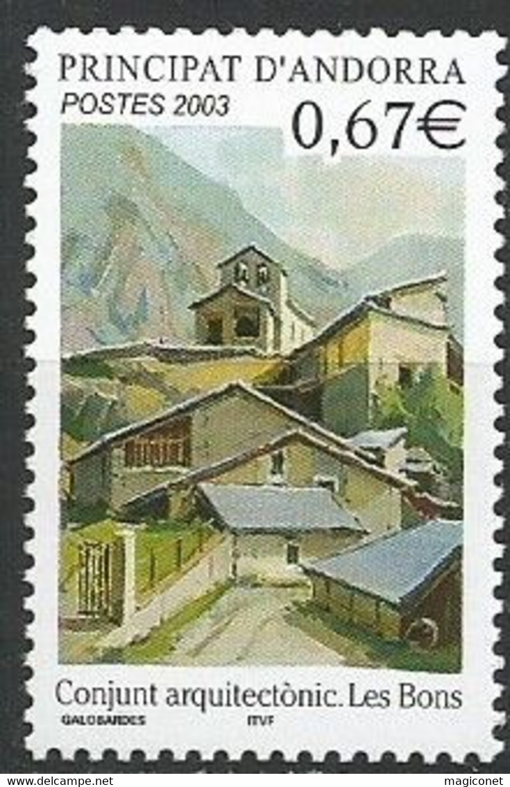 Andorre Français - Y&T N° 578 ** -  2000 - Architecture - Other & Unclassified